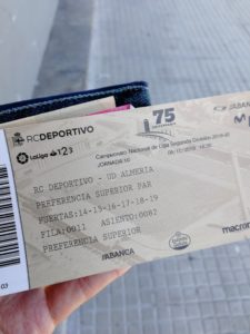 必見 リーガエスパニョーラ デポルティーボのチケットの現地購入方法をご紹介 Traverio へいへいの旅情報と旅日記